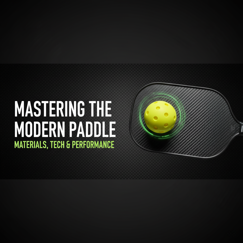 The 2025 Guide to Pickleball Paddle Materials (and Why T700 Carbon, Fiberglass &amp; PP Cores Matter)
