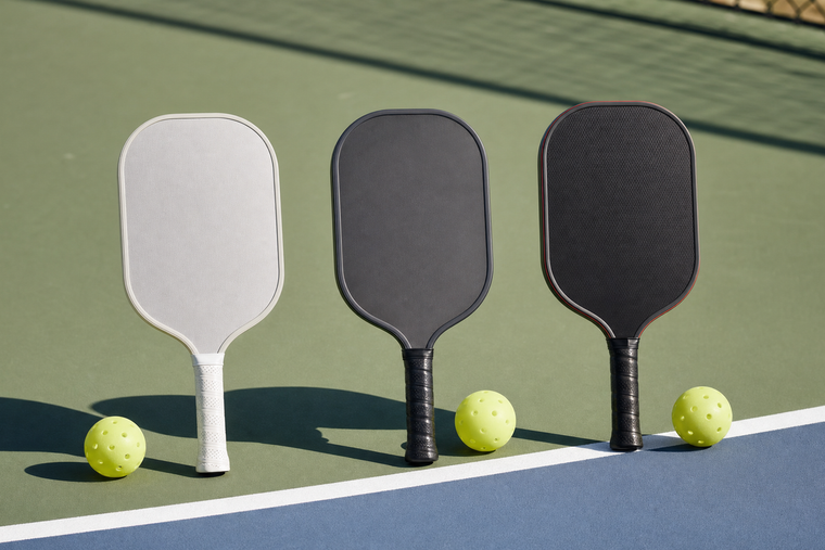 Lightweight pickleball paddle compared with balanced and heavier paddle feel for different player needs