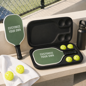 Custom Pickleball Paddle Gift Set with Waterproof Bag, Personalized Pickleball Paddle Bundle, Pickleball Gift for Players